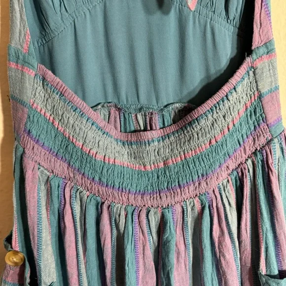 NWT UO Betsey Linen Halter Midi Dress - Picture 12 of 16